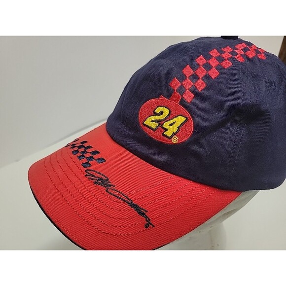 Jeff Gordon Hat #24 Chase Authenics for Women NASCAR Navy Red - Picture 3 of 8